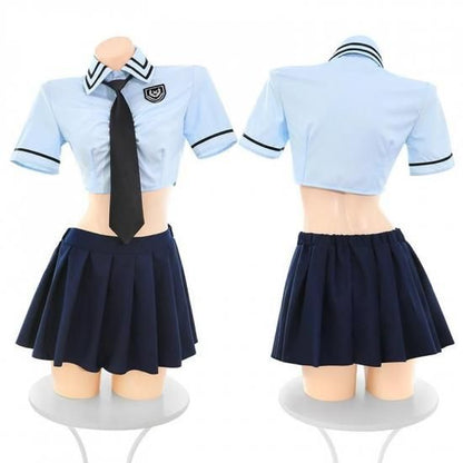 【Meltme】セクシーセーラー服 セクシーコスプレ 学生服 コスチューム ストッキング付き｜制服ランジェリー