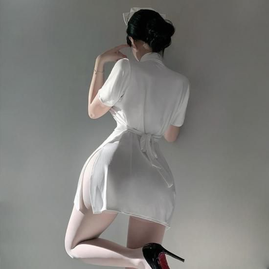 【Meltme】セクシーナース服 コスプレ セクシーランジェリー 4WAYバリエーション｜勝負下着