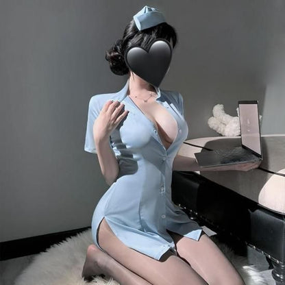 【Meltme】セクシーナース服 コスプレ セクシーランジェリー 4WAYバリエーション｜勝負下着