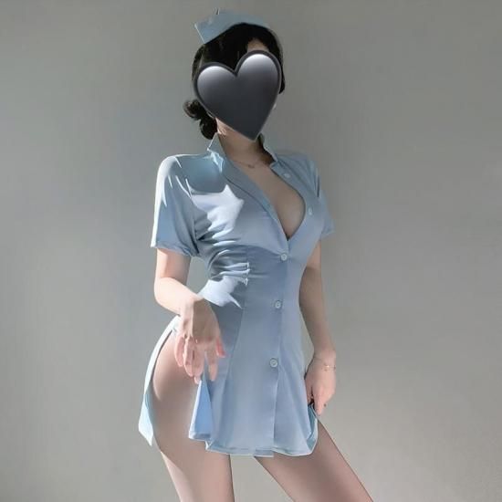 【Meltme】セクシーナース服 コスプレ セクシーランジェリー 4WAYバリエーション｜勝負下着