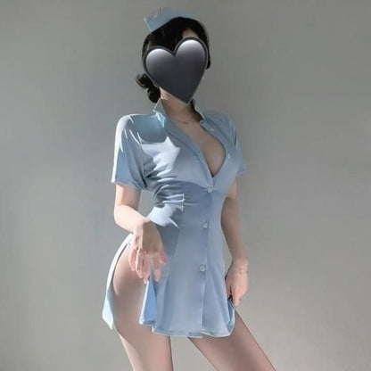 【Meltme】セクシーナース服 コスプレ セクシーランジェリー 4WAYバリエーション｜勝負下着