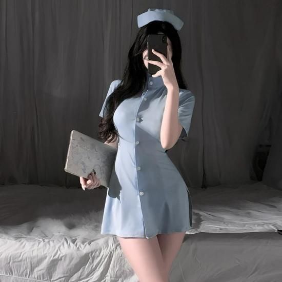 【Meltme】セクシーナース服 コスプレ セクシーランジェリー 4WAYバリエーション｜勝負下着