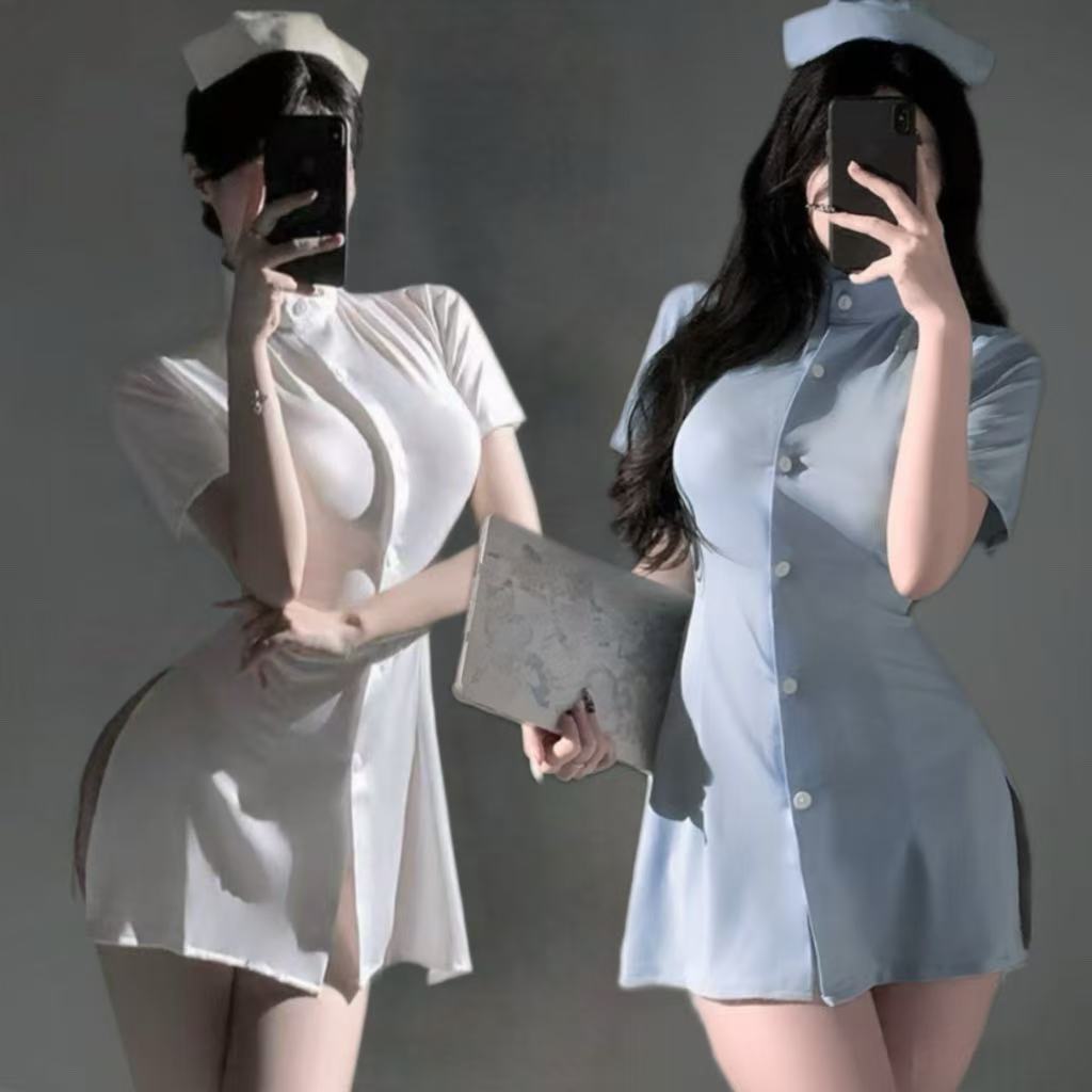 【Meltme】セクシーナース服 コスプレ セクシーランジェリー 4WAYバリエーション｜勝負下着