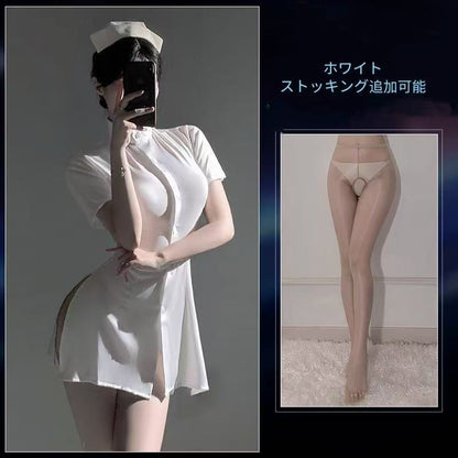 【Meltme】セクシーナース服 コスプレ セクシーランジェリー 4WAYバリエーション｜勝負下着