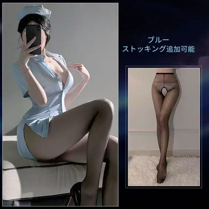 【Meltme】セクシーナース服 コスプレ セクシーランジェリー 4WAYバリエーション｜勝負下着