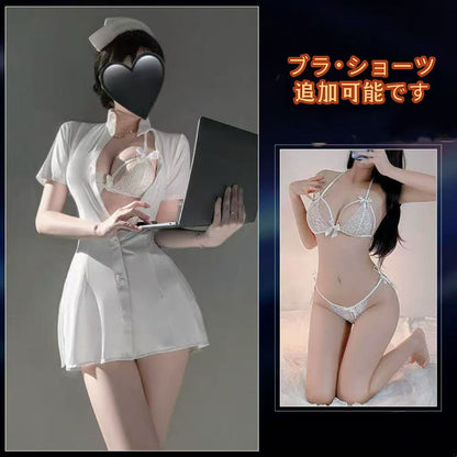 【Meltme】セクシーナース服 コスプレ セクシーランジェリー 4WAYバリエーション｜勝負下着